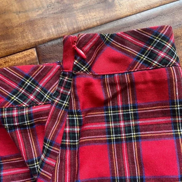 Plaid Red Women's Skirt - Picture 4 of 7